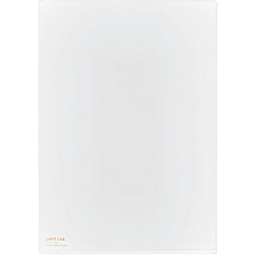 LIHIT A4 클리어 홀더 유백 F78-1 1장