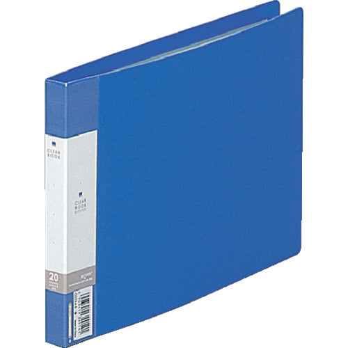 LIHIT A5/E Clear Book (20 sheets) Blue G3224-8 1 book