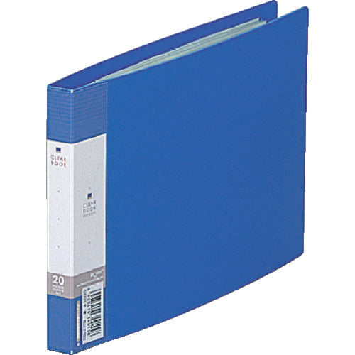LIHIT B6/E Clear Book (20 sheets) Blue G3225-8 1 book