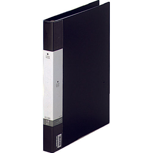 LIHIT A4 Clear Book <Pocket Exchange Type 15 Sheets> Black G3801-24 1 Book