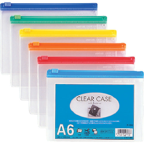 LIHIT Passbook Size Clear Case (Horizontal Type) Indigo F159-AI 1 Sheet