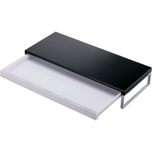 LIHIT 데스크보드 책상대(폭 590 mm·서랍 포함) 검정 A7338-24 1대