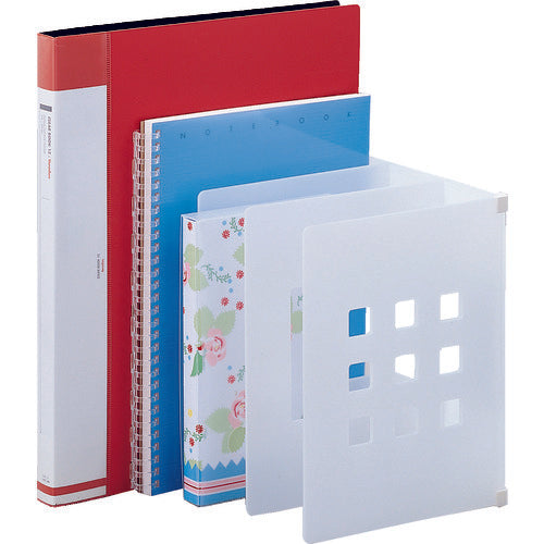 LIHIT 仕切りラック L 乳白 A7321-1 1 個