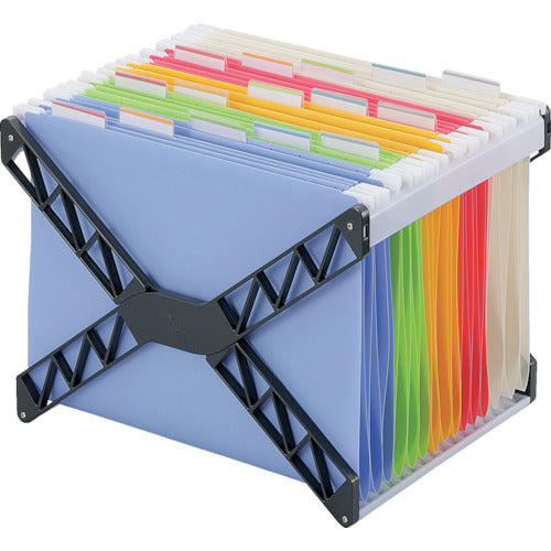 LIHIT ファイルスタンド ハンギングフォルダー(5枚入) 白 A4タイプ G1641-0 1 PK