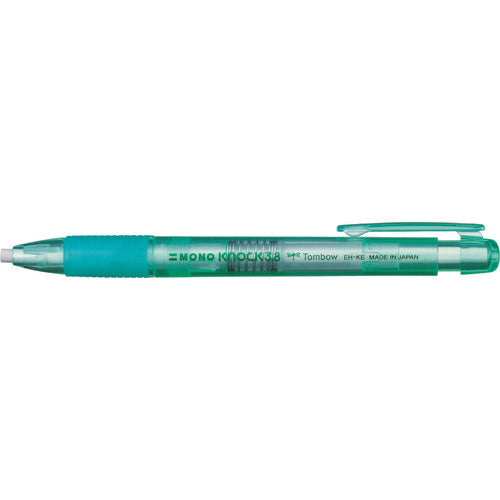 Tombow モノノック ホルダー消しゴムモノ3.8透明グリーン EH-KE60 1 本