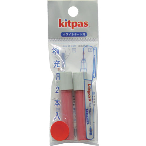 Kitpass Whiteboard Marker Kitpass Refill Marker 2-Pack Red WKH-R 1 PK