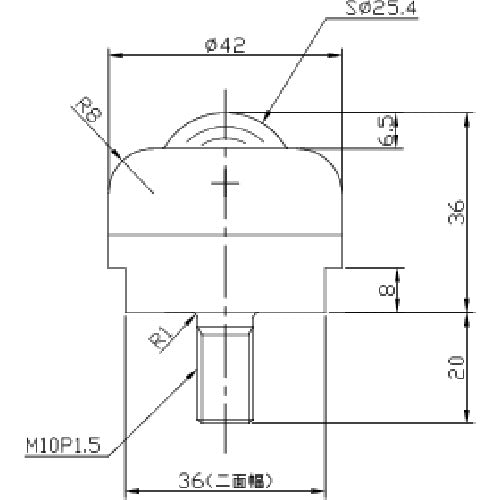 Plainbear Ball Caster Plainbear Up and Down Bolt Type Steel PV120B Allowable Load 200kg PV120B 1 pc