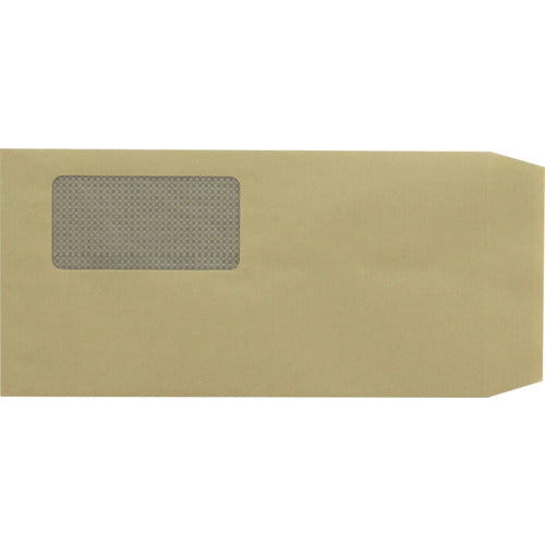 King Corp. Eco Window Pattern Kraft 100, 370g, with Tape, N3MJK70Q, 1 PK