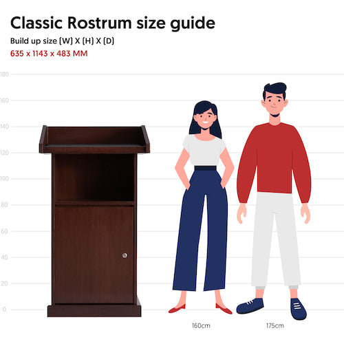 WRITEBEST Classic Podium 63.5 x 48.3 x 114.3 mm ROS99 1 unit