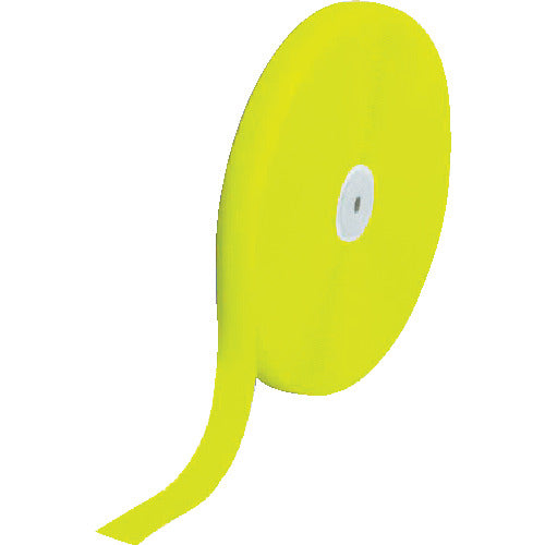 TRUSCO Velcro Tape for Sewing A Side 16mm x 25m Fluorescent Yellow TMAH-1625-LY 1 Roll