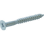TRUSCO Stainless Steel Wood Screws, Flat Head, M3.5 x 32, White (20 Pieces) SCWS-3532W 1 PK