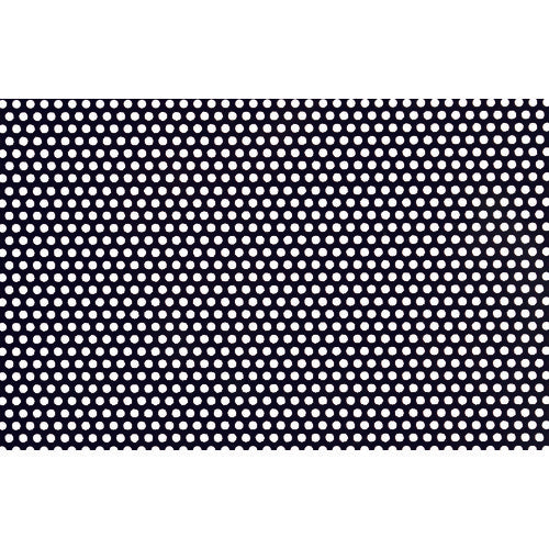 OKUTANI Plastic Punching 1.0TXD3XP5 910X910 Black JP-PVC-T1D3P5-910X910/BLK 1 sheet