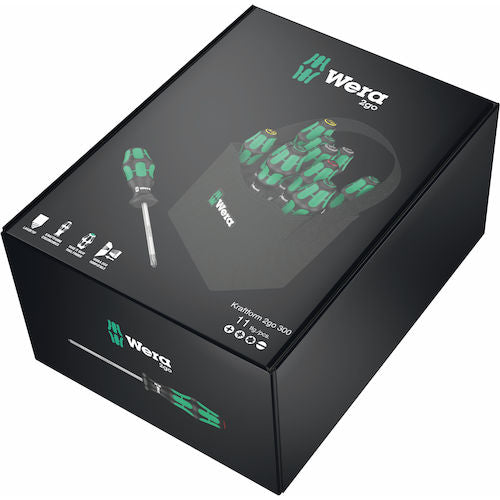Wera 2GO screwdriver set, 11 pieces in a bag with handle, 004313 1 S