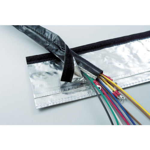 TRUSCO 【売切り廃番】TRUSCO 電磁波シールド結束チューブ マジックタイプ 50Φ5m MTF-50-5 1 巻