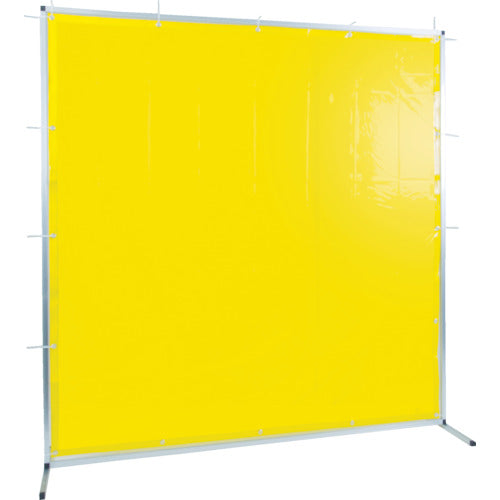 TRUSCO Welding Shade Fence Aluminum W1500XH1500 Yellow TYAF-1515-Y 1 Unit
