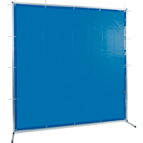 TRUSCO Welding Shade Fence Aluminum W2000XH2000 Blue TYAF-2020-B 1 Unit