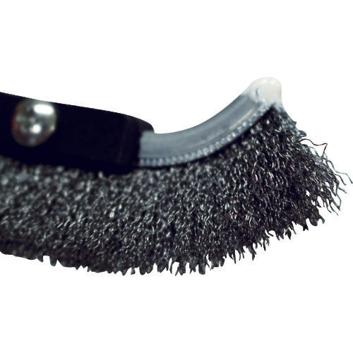 TRUSCO チャンネルブラシ EグリップJ型 ワイヤー鋼線 TEBJ-WB 1 本