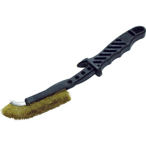 TRUSCO 채널 브러쉬 E 그립 J형 황동선 TEBJ-BR 1개