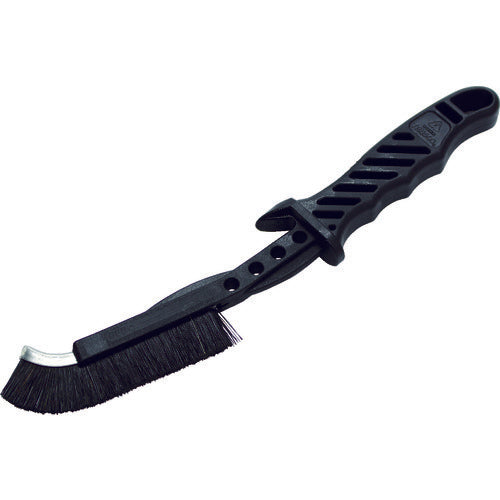 TRUSCO チャンネルブラシ EグリップJ型 豚毛 TEBJ-HH 1 本