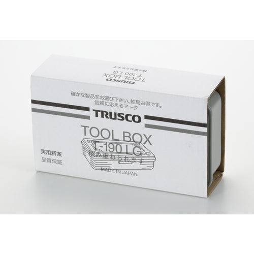 TRUSCO Trunk-type Tool Box 203 x 109 x 56 Light Gray T-190LG 1 pc