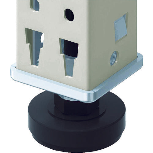 TRUSCO M2中量棚支柱用アジャスター座 M2-AJM12X1.75 1 個