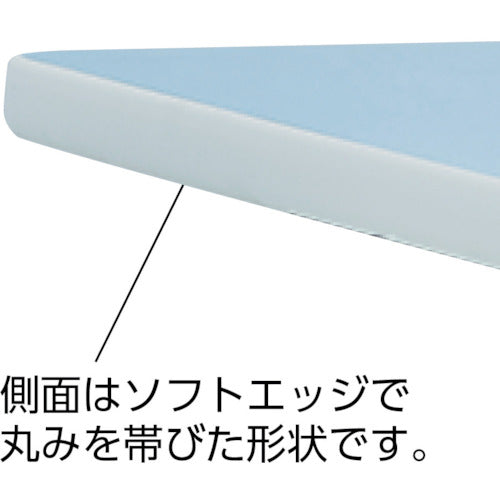 TRUSCO 軽荷重作業台(180kg)BO型 900X600XH1044(全高) 上棚付 ホワイト色 BOR-0960YURB 1 台