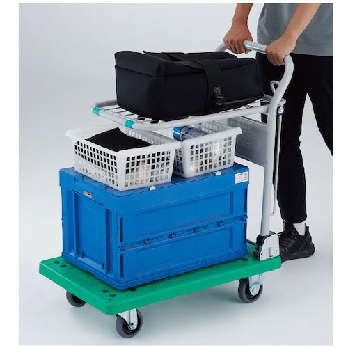TRUSCO Plastic Cart Grand Cart Folding Type Easy 2 Tier TP-7014A 1 Unit