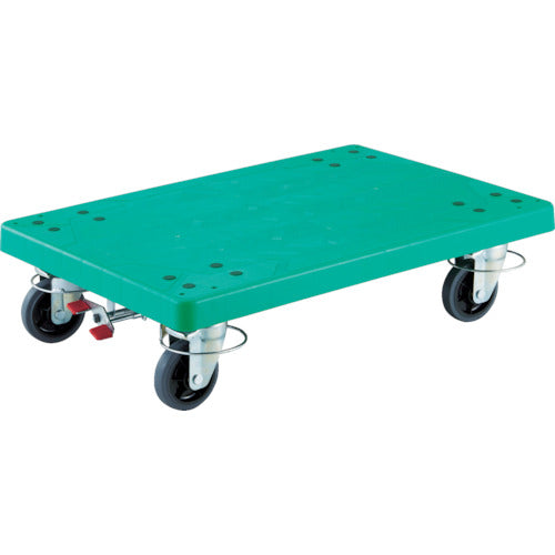 TRUSCO 수지제 운반차 그란카트 4륜 자재 링 스토퍼 부착 TP-915JRS-4 1대