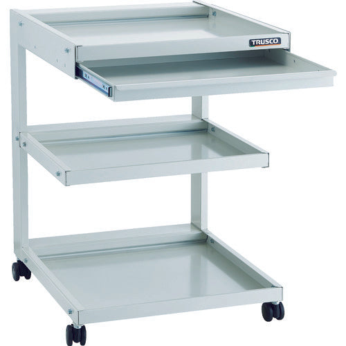TRUSCO ツールワゴン 補助ワゴン 引出付き 3段 HJW-3D 1 台