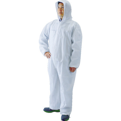 TRUSCO Elebreak (Corona discharge type antistatic nonwoven fabric) coveralls 3L TELPC-3L 1 piece