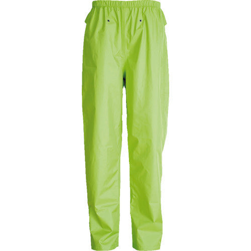 TRUSCO ベンチレーション(通気口)付レインスーツ ライム M TRW360-84-M 1 着