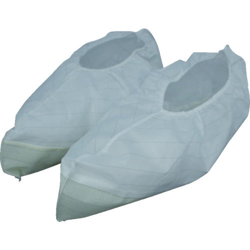 TRUSCO エレブレイク(コロナ放電式帯電防止不織布)シューズカバー TEL-SC 1 足