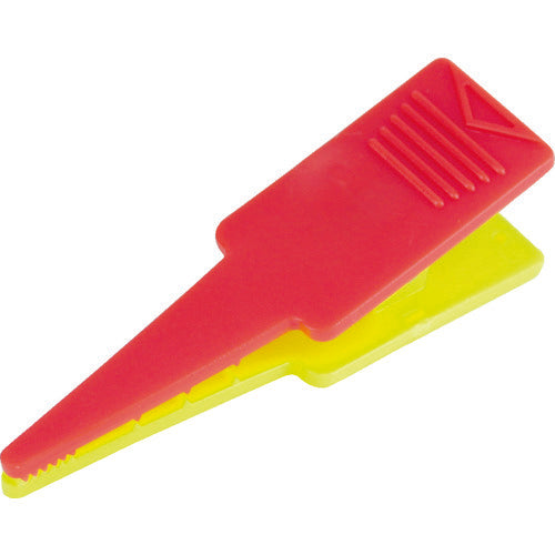 TRUSCO ロッドクリップ 赤/黄色 4個入 TPK-RY 1 袋