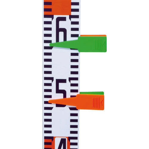 TRUSCO 로드 클립 녹색/오렌지 4개입 TPK-GO 1봉