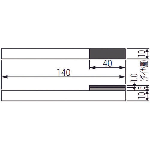ノリタケ ダイヤモンドハンドラッパー SD1000 140X15X10 2G0DPROHR1000 1 本