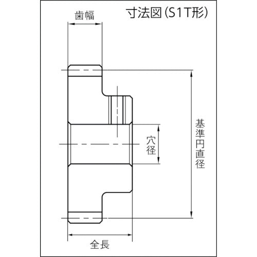 KHK 평기어 SS1-20B SS1-20B 1개