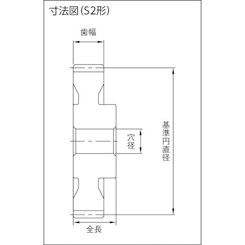 KHK Spur Gear SS2.5-72 Regular Teeth SS2.5-72 1 pc