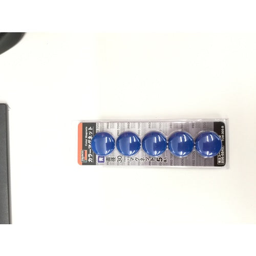 TRUSCO カラーマグネット(5個入) 赤 30パイ TCM-305-R 1 PK