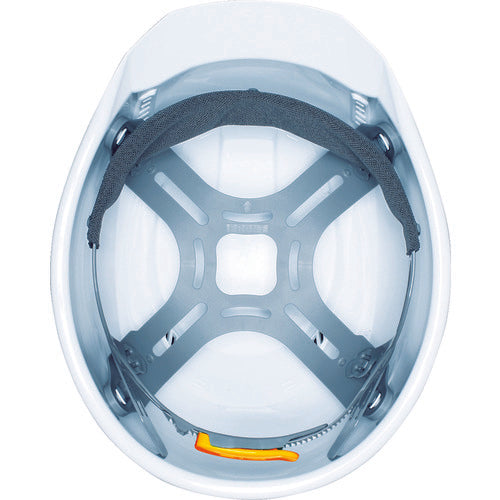 TRUSCO 遮熱ヘルメット“涼帽”KP型 通気孔付 白 TD-HB-FV-KP-W 1 個