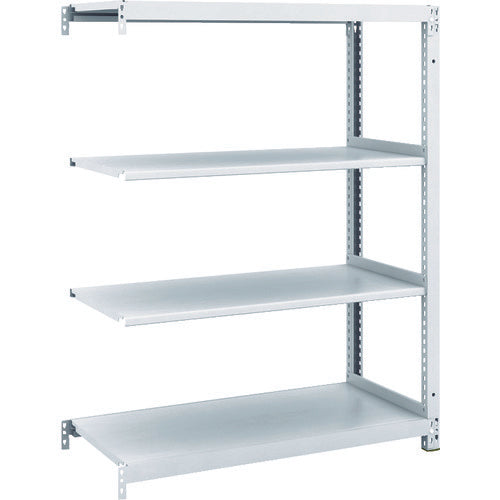 TRUSCO Steel Rack M1 Type Antibacterial Painted Boltless Light Weight Shelf 900 x 420 x H1200 4 Tiers Connected M1-4344B 1 Unit