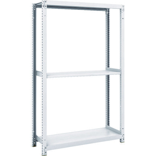 TRUSCO スチールラック M1型抗菌塗装ボルトレス軽量棚900X320XH1500 3段 M1-5333 1 台