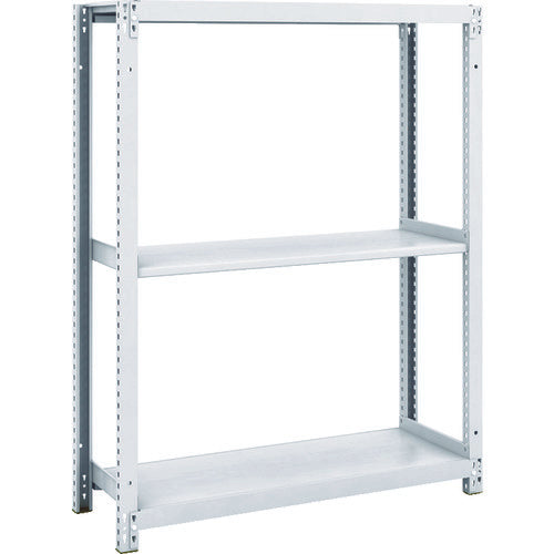 TRUSCO スチールラック M1型抗菌塗装ボルトレス軽量棚900X320XH1200 3段 M1-4333 1 台