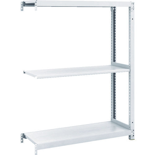 TRUSCO スチールラック M1型抗菌塗装ボルトレス軽量棚900X320XH1200 3段 連結 M1-4333B 1 台