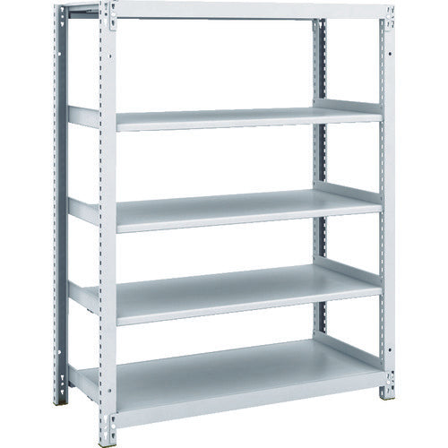 TRUSCO スチールラック M1型抗菌塗装ボルトレス軽量棚900X420XH1200 5段 M1-4345 1 台