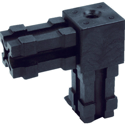 TRUSCO 25mm Aluminum Frame Joint, 2-way, with holes, AFB-2W-H, 1 piece