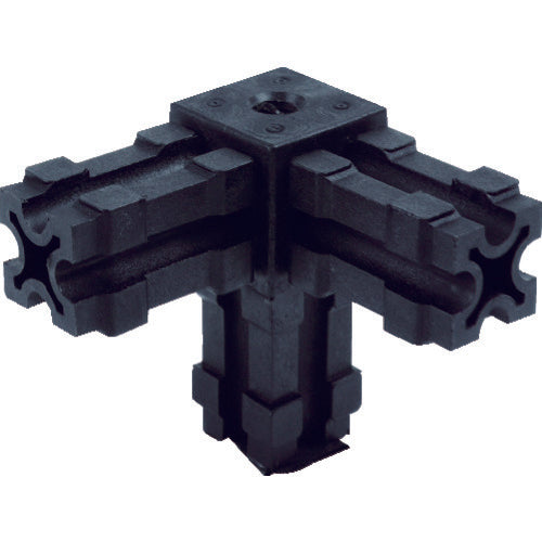 TRUSCO 25mmアルミフレーム用ジョイント 3方向 穴付き AFB-3W-H 1 個