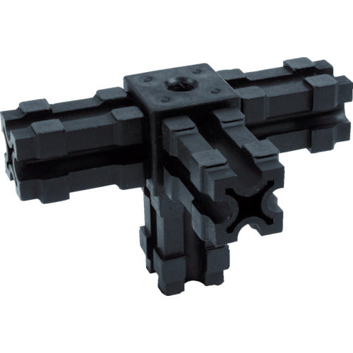 TRUSCO 25mm 알루미늄 프레임용 조인트 4방향 구멍 부착 AFB-4W-H 1개