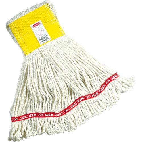 ラバーメイド 【売切廃番】モップ クリーニングモップ クラウンプスタイル ウェブフット M ホワイト RMA15206WT 1 個