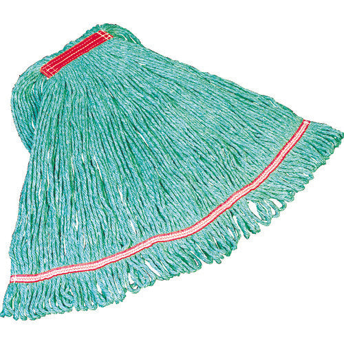 ラバーメイド 【売切廃番】モップ クリーニングモップ サイドゲート スウィンガーループ 防縮加工 L グリーン RMC21306GN 1 個