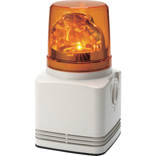 PATLITE LED rotating light with built-in electronic sound Color: Yellow RFT-24A-Y 1 unit
